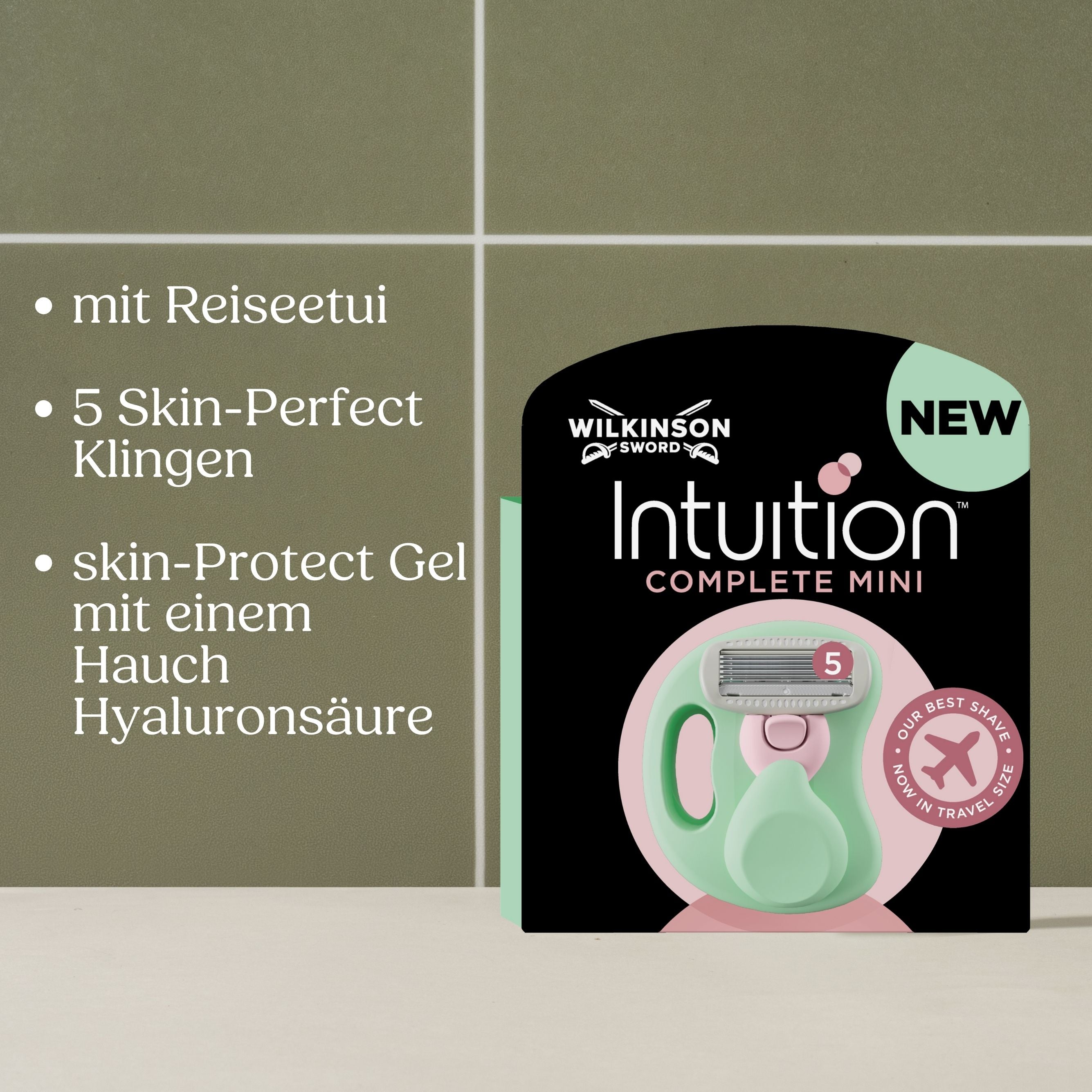 Intuition Complete Mini-Damenrasierer mit Reiseetui