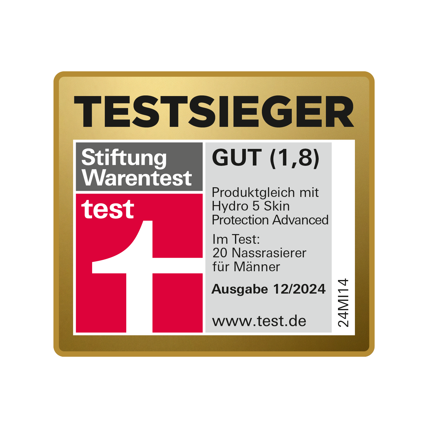 Hydro 5 Ultimate Rasierer  - TESTSIEGER von Wilkinson Sword laut Stiftung Warentest
