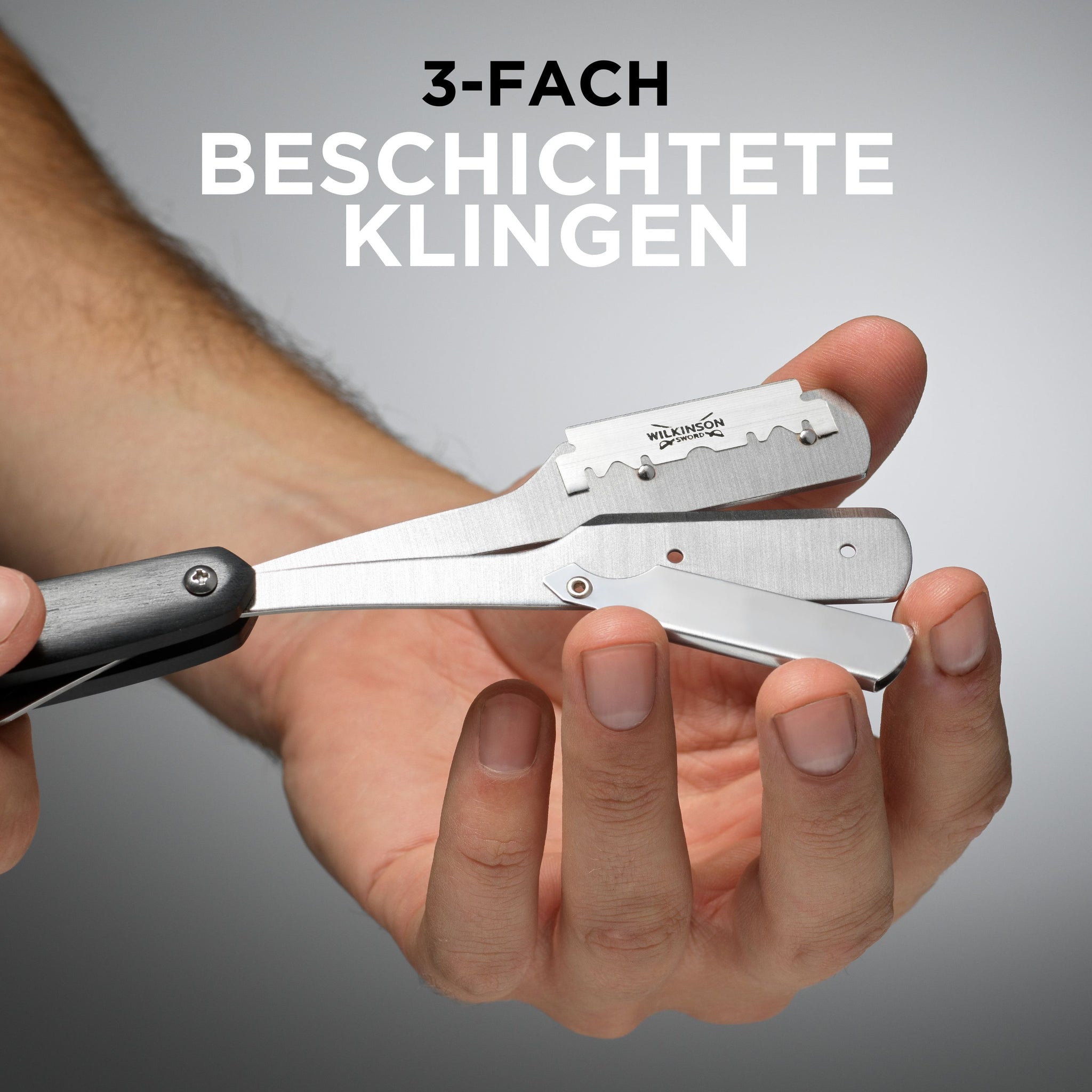 Barber's Style The Pioneer Für Männer | Rasiermesser + 5 Wechsel-Klingen