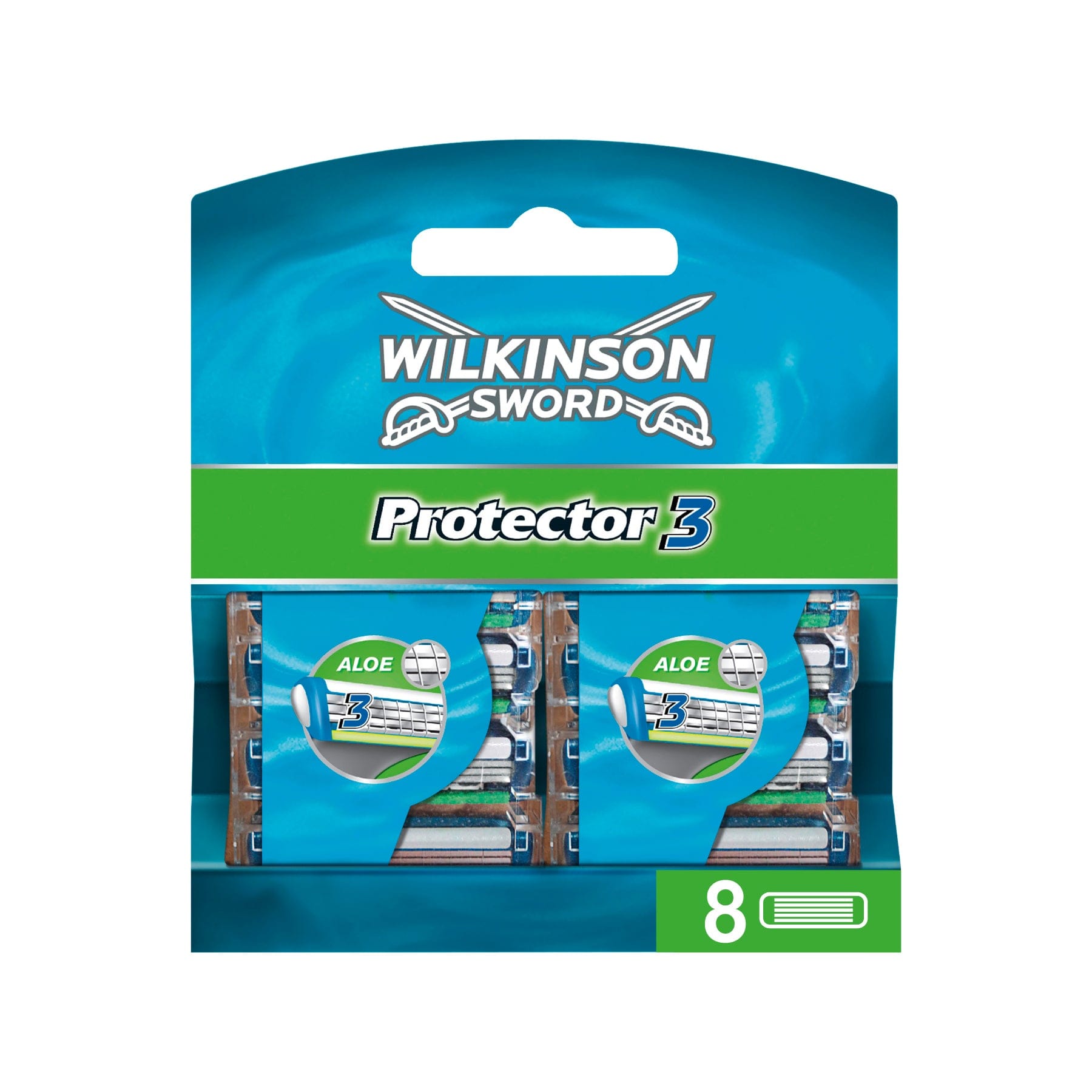 Protector 3 Rasierklingen 8x