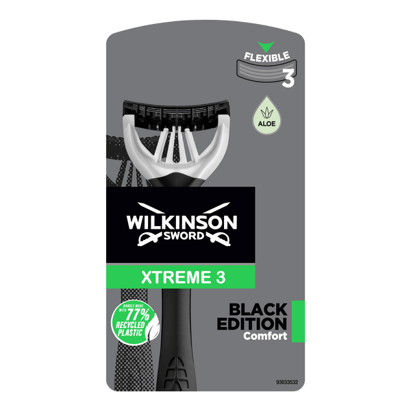 Xtreme 3 Black Edition Einwegrasierer